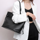 Women PU Leather Designer Shoulder Bag Tote Large Handbag Office Lady Messenger