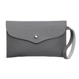 Women PU Leather Wristband Wallet Clutch Bag Phone Holder Zip Coin Purse Handbag