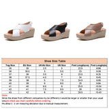 Ferndule Womens Summer Beach Wedge Shoes Open Toe Ankle Strap Espadrille Platform Sandals