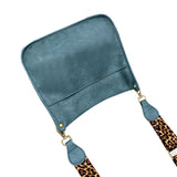 Women Leopard PU Leather Shoulder Bag Handbag Crossbody Purse Satchel Messenger