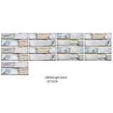 9/27/54 Pcs Mosaic Kitchen Tile Stickers Bathroom Self-Sdhesive Wall Decor Home