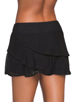 UKAP Women Ladies High Waist Swim Skirt Bikini Swimwear 3 Layers Bottoms Boyshorts Girls Swim Shorts Swimsuit Beachwear Swimming Costumes Bathing Suit Summer Beach S-XXL