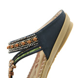 Ferndule Women Flip Flops Buckles Slippers Arch Support Non-Slip Beach Sandals Summer Shoes