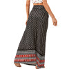 Women Boho Beach Skirt Elastic Waist Long Maxi Skirt Summer Casual Loose Skirts