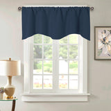 Cafe Kitchen Bathroom Short Blackout Curtain Panel Valance Drape Rod Pocket Deco