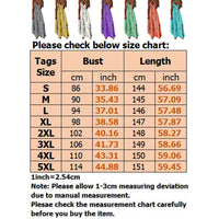 Women's Stitch Tie Dye Printed Dress V Neckline Summer Maxi Sleeveless Dresses