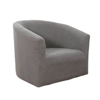 CUH Tub Chair Cover Armchair,High Spandex Stretch Plaid Grain Club Sofa Cover, Waterproof Slipcover Furniture Protector