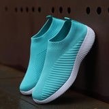 Women Elastic Sock Sneakers Trainers Outdoor Athletic Walking Sport Casual Shoes