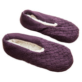 Women's Solid Color Flats Slippers Closed Toe Anti-slip Breathable Casual Shoes