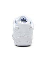 Ferndule Unisex Comfort Round Toe Cheerleading Shoe Dancing Non Slip Dance Sneakers Competition Breathable Lace Up White