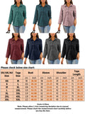 Avamo Button Down Shirt for Women Crop Long Sleeve Tunic Blouse Plus Size Lapels Collar T Shirt Office Formal Plain Tops