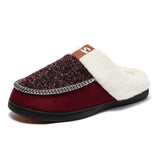 Womens Mens Memory Foam House Slippers Comfort Fleece Lined Indoor Home Shoes