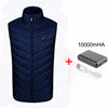 Unisex Electric Heated Vest Heating Coat Jacket USB Body Winter Warmer Windproof
