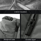 Men's Heated Vest Electric Jacket Coat USB Warm Heating Pad Winter Body Warmer