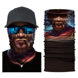 Motorcycle Bicycle Bandana Tube Scarf Neck Gaiter Face Mask Shield Mouth Cover