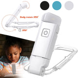 USB Rechargeable Clip On Book Light Bookmark Reading Light Brightness Adjustable