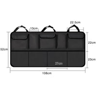 Car Seat Back Organizer Storage Bag Travel Multi Pocket Holder Sack Auto Hanger