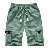 Women Casual Elastic Waist Drawstring Cargo Short Pants Camo Hiking Pants