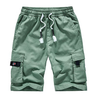 Camo Cargo Short Pants for Women Casual Elastic Waist Drawstring Summer Hiking Fishing Pants