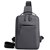 USB Charging Port Waterproof Chest Pack Backpack Men Fashion Shoulder Sling Bag Large Capacity Travel Outdoor Crossbody Daypack