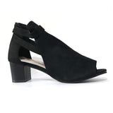 Women's Peep Toe Sandals High-Heeled Shoes Breathable Hollow Zipper Lightweight