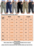Capri for Women Athletic Casual Joggers Cropped Pants Activewear Cargo Pants with Zippers Pockets