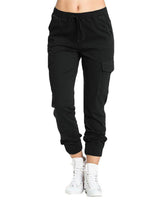 MAWCLOS Womens Casual Lounge Harem Pant Plus Size Elastic Waist Drawstring Hiking Jogger Workout Cargo Pants with Pockets