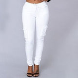 Womens Cargo Jogger Pants Leggings with Pocket Casual Comfy Lounge Yoga Workout Pant for Ladies Skinny Pant