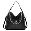 Women PU Leather Handbag Tote Shoulder Bag Crossbody Bag Purse With Small Pouch