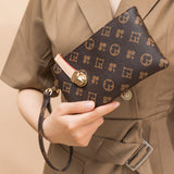 2Pcs Women Shoulders Bag Checkered Backpack Tote Purse Anti-Theft Travel Rucksack School Bag, Best for Mom Wife Girls Gifts