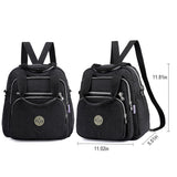 Women Big Capacity Backpack,Nylon Waterproof Knapsack,Lightweight Small Rucksack,Girl Zipper Cross-body Bag,Ladies Shoulder Satchel Bag,Travel Phone Wallet Purse Handbag