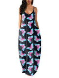 Nightgowns for Womens Sleeveless Long Nightshirts Dress Loose Casual Maxi Dress Sleepwear Pajama Dress