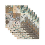 6-60 PACK Peel and Stick Tile Backsplash Self-Adhesive Decorative Waist Line Mosaic Tiles for Kitchen and Bathroom