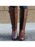 Women's Knee High Riding Boots Winter Casual Shoes Size 5-10