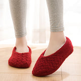 Women's Solid Color Flats Slippers Closed Toe Anti-slip Breathable Casual Shoes
