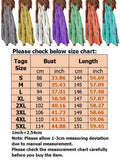Women's Stitch Tie Dye Printed Dress V Neckline Summer Maxi Sleeveless Dresses