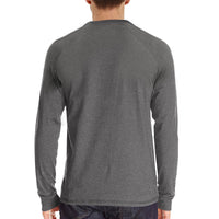 Men's Long Sleeve Casual Tops T-shirt Jumper Blouse Pullover Loose Shirt Buttons