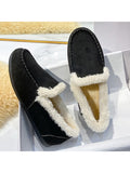 Women's Winter Warm Velvet Moccasin Indoor Outdoor Slipper Shoes