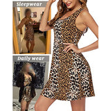 Sleepwear for Women Tank Nightgown Racerback Sleeveless Sleep Dress