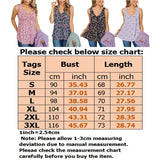 Lumento Women Summer Sleeveless Floral Tank Tops Casual Loose Boho Beach T Shirt Vest Camisole