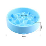 Slow Feeder Dog Bowl Anti Bloat Non Skid Pet Cat Puppy Food Dish Water Feeding