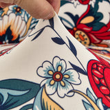 2Pcs Tub Club Chair Cover Elastic Slipcover + Cushion Cover Furniture Protector