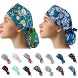 Women Men Adjustable Hygiene Snood Cap Doctor Nurse Dustproof Washable Work Hat