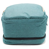 Large Backpack Diaper Bag with Changing Station, Foldable Crib Baby Bed Mommy Travel Nursing Bag Waterproof Tote Shoulder Nappy Bag Bottle Insulated Bag