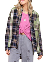 Women Boyfriend Baggy Tops Button Down Casual Shirts Ladies Long Sleeve Holiday Tunic Shirt With Pocket