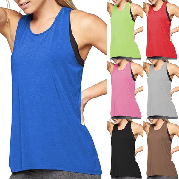 Women Sleeveless Crop Tank Tops Cross Back Crop Sport Top Running Workout Tank