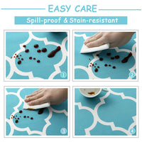 Round Tablecloth Wipeable Waterproof Oil-Proof Table Cloth Cover Home Room Decor