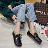 Women Bowknot Loafers Casual Shoes Lightweight Slip On Warm Flats Round Toe