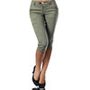 Ladies Casual Zipper Capris Pant Women Lounge Loungewear Pencil Beach Bootcut Boho Trousers