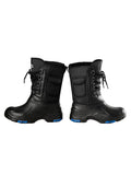 Mens Waterproof Insulated Winter Snow Boots Warm Fur Lined Hiking Boots
